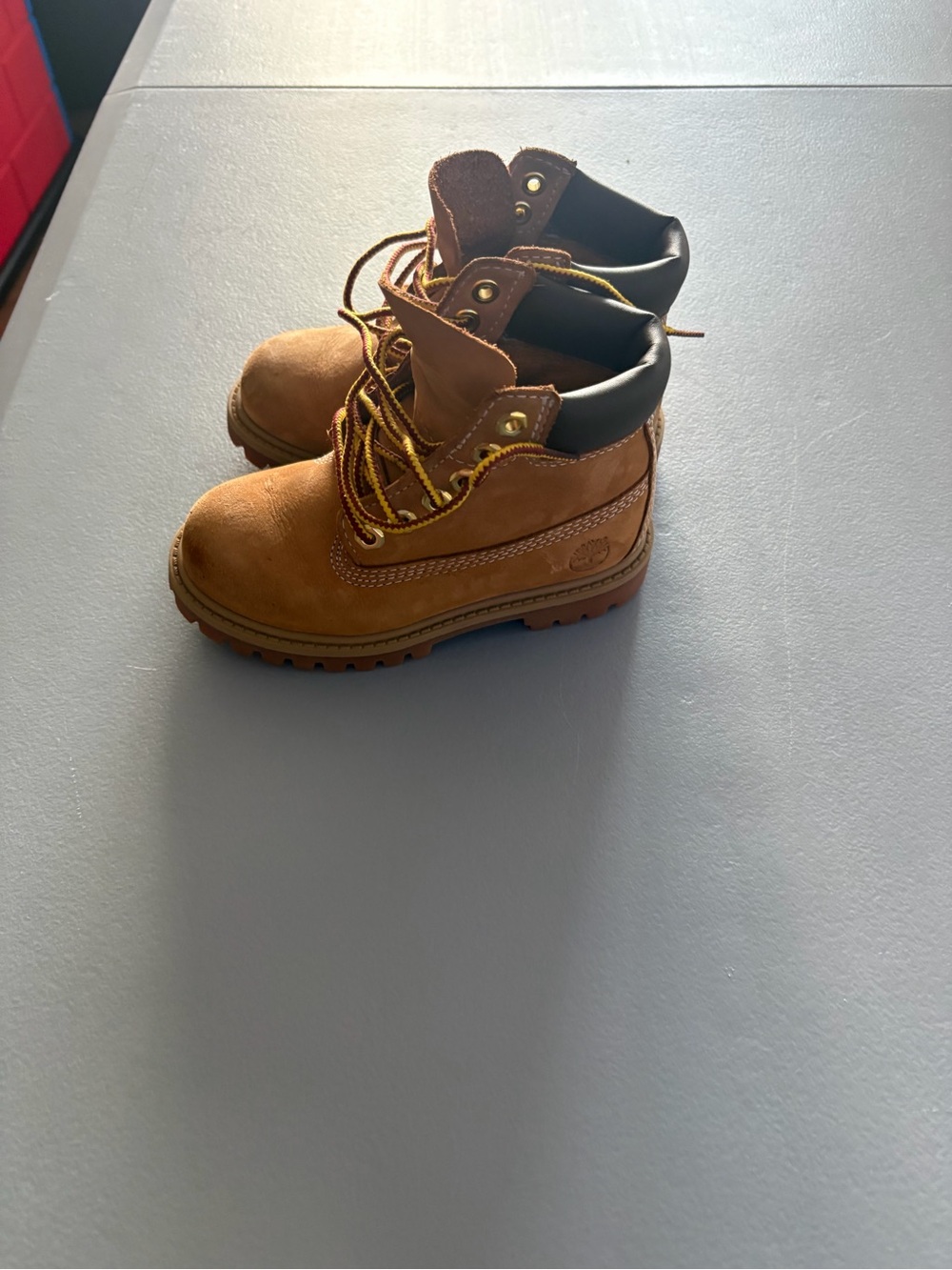 Timberland Kids Tan/Brown Classic Nubuck Work Boots